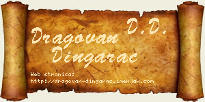 Dragovan Dingarac vizit kartica